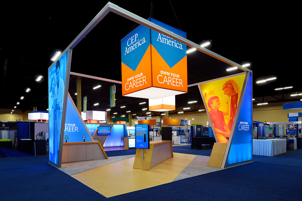 A professional custom booth can engage audiences