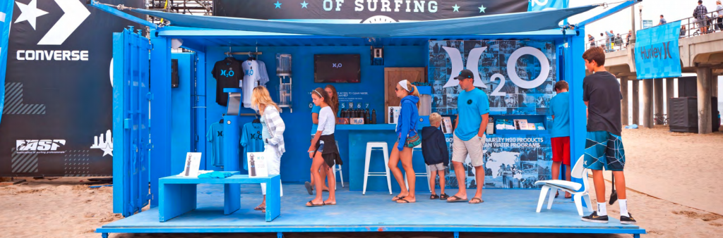 Hurley surf container exhibit