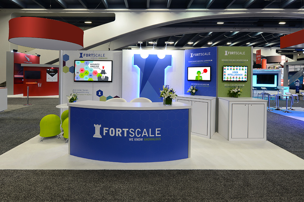 A ProExhibits-designed exhibit for Fortscale