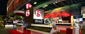 F5's custom trade show booth rental