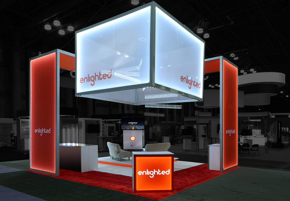 Lighting is a secret weapon in your trade show booth design